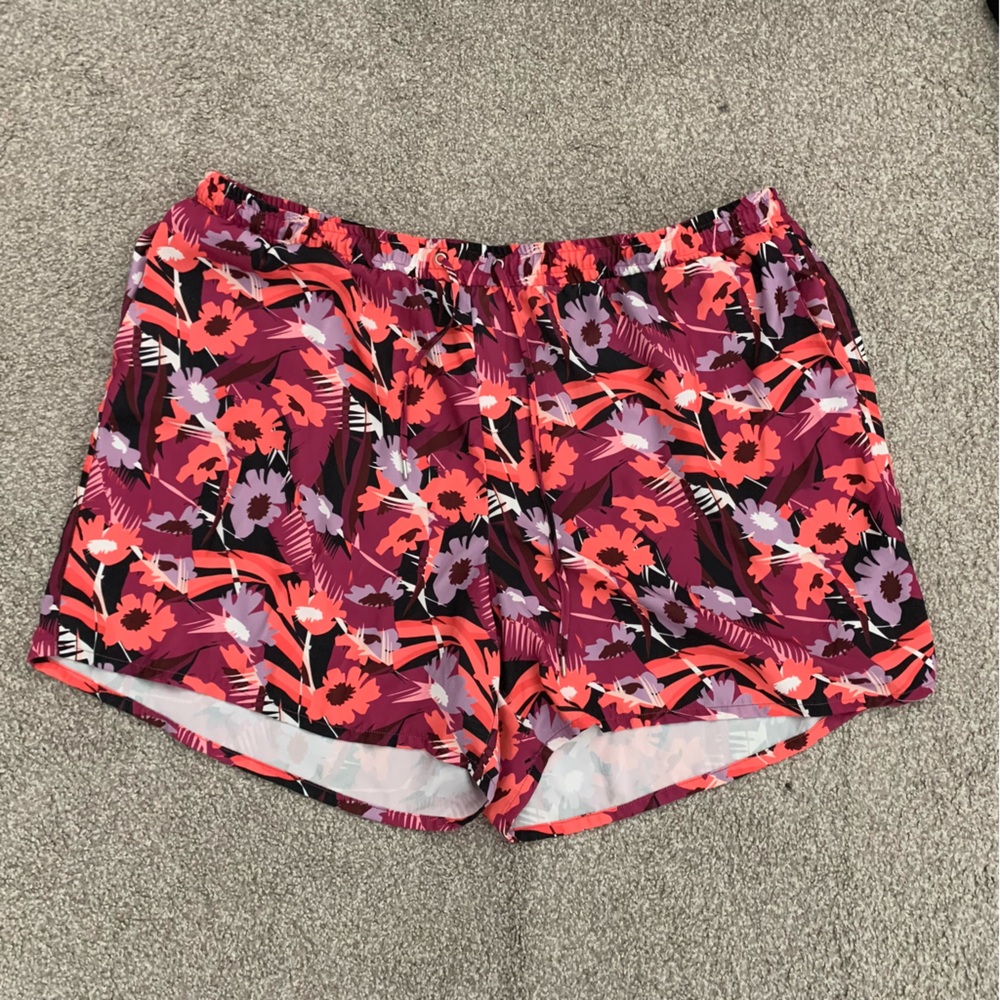 ELOQUII: Floral Drawstring Shorts